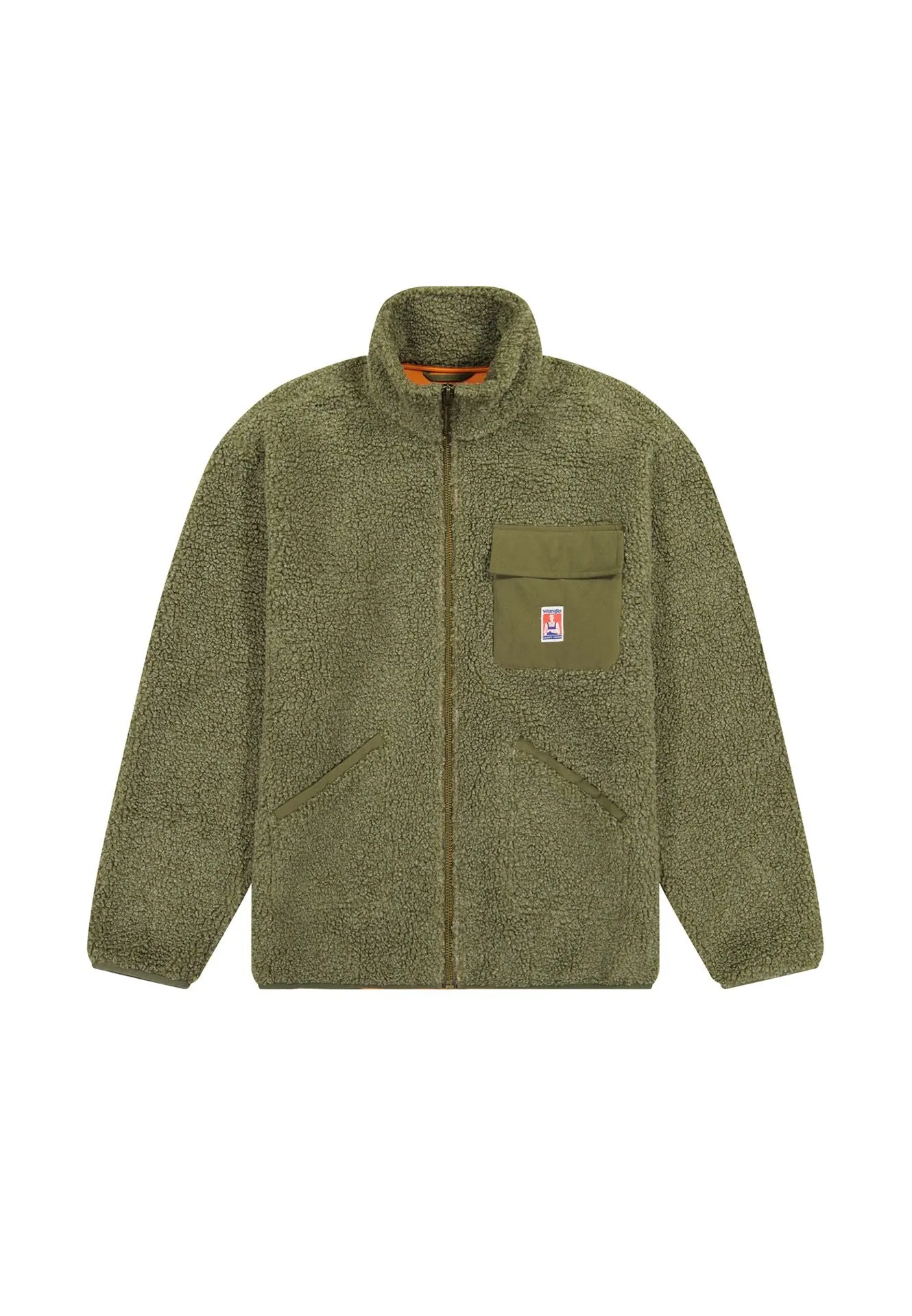 Wrangler Men's Casey Shearling Jacket In Ivy Green